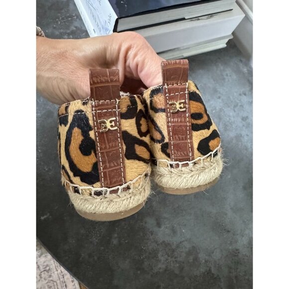 Sam Edelman women’s animal print calf hair Khloe slip on Espadrille flats size 5 - Picture 3 of 4